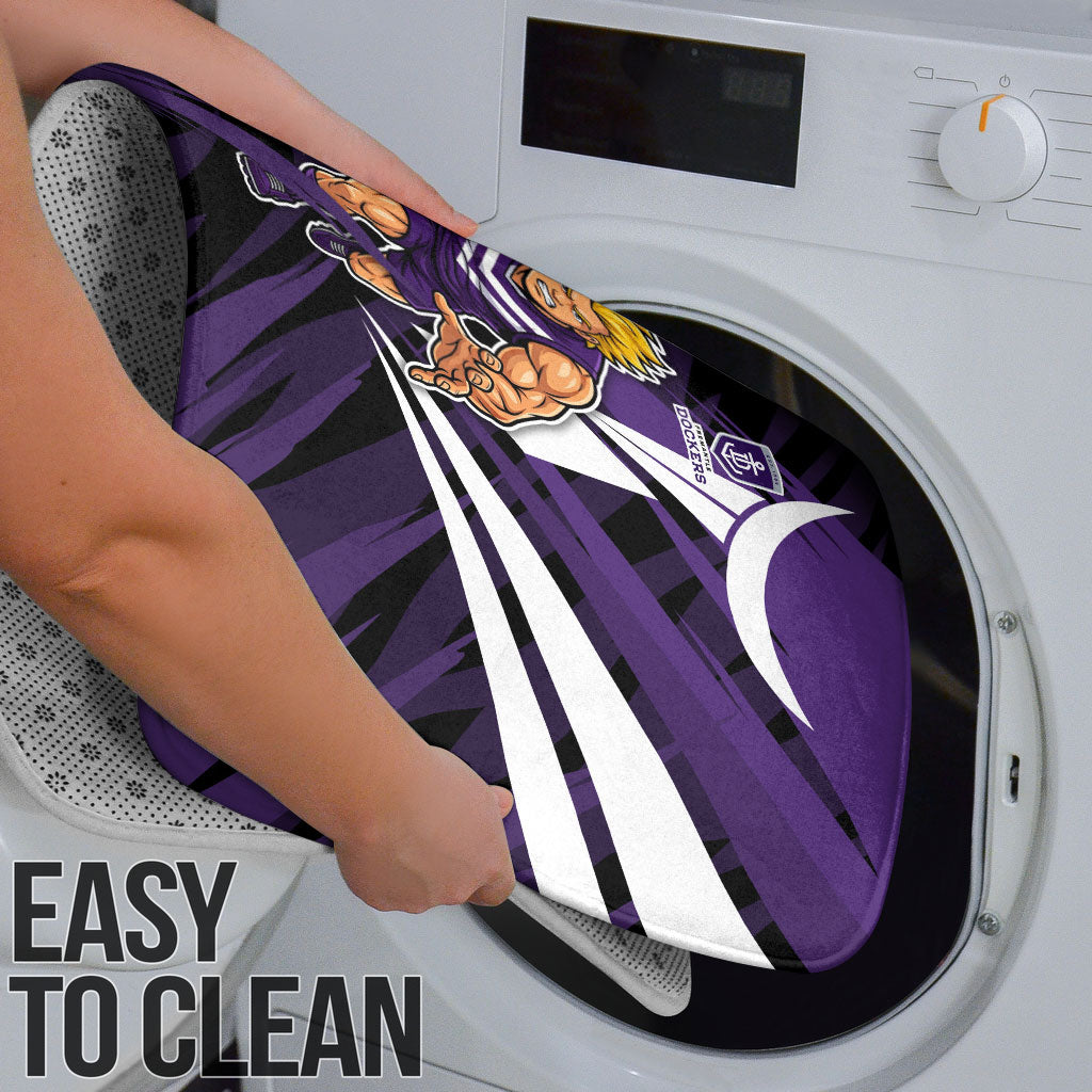 Fremantle Dockers Australian Football Bathroom Set Athletic Hero Mascot - Bold Team Colors
