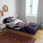 Fremantle Dockers Australian Football Bedding Set Athletic Hero Mascot - Bold Team Colors