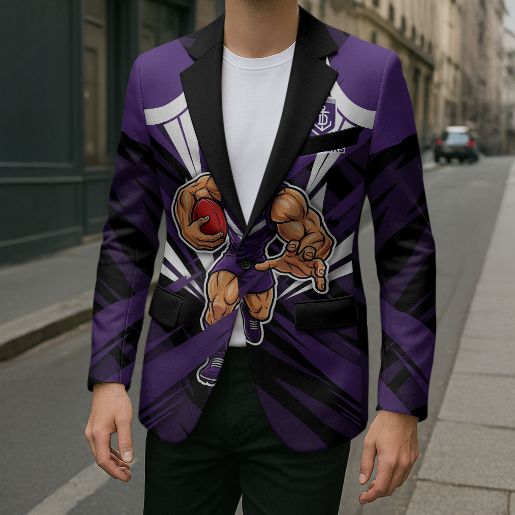 Fremantle Dockers Australian Football Blazer Athletic Hero Mascot - Bold Team Colors