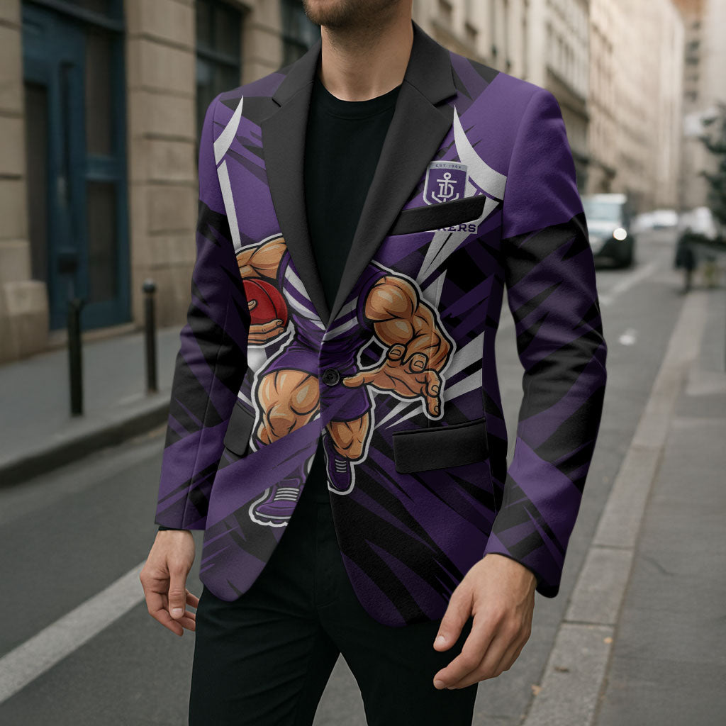 Fremantle Dockers Australian Football Blazer Athletic Hero Mascot - Bold Team Colors