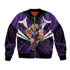 Fremantle Dockers Australian Football Bomber Jacket Athletic Hero Mascot - Bold Team Colors