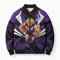 Fremantle Dockers Australian Football Bomber Puffer Jacket Athletic Hero Mascot - Bold Team Colors