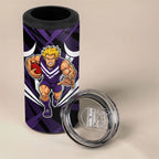 Fremantle Dockers Australian Football 4 in 1 Can Cooler Tumbler Athletic Hero Mascot - Bold Team Colors