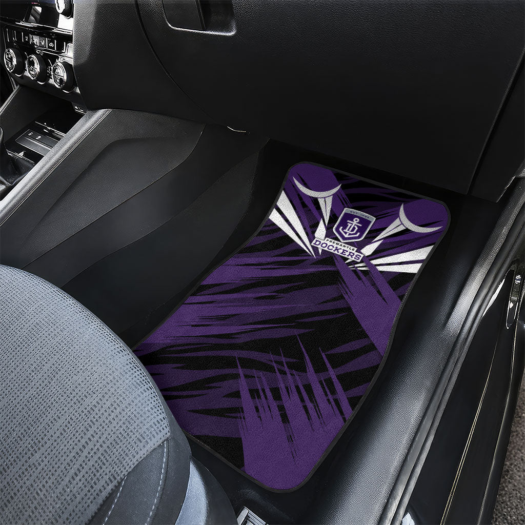 Fremantle Dockers Australian Football Car Mats Athletic Hero Mascot - Bold Team Colors