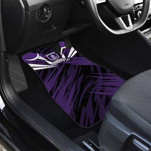 Fremantle Dockers Australian Football Car Mats Athletic Hero Mascot - Bold Team Colors