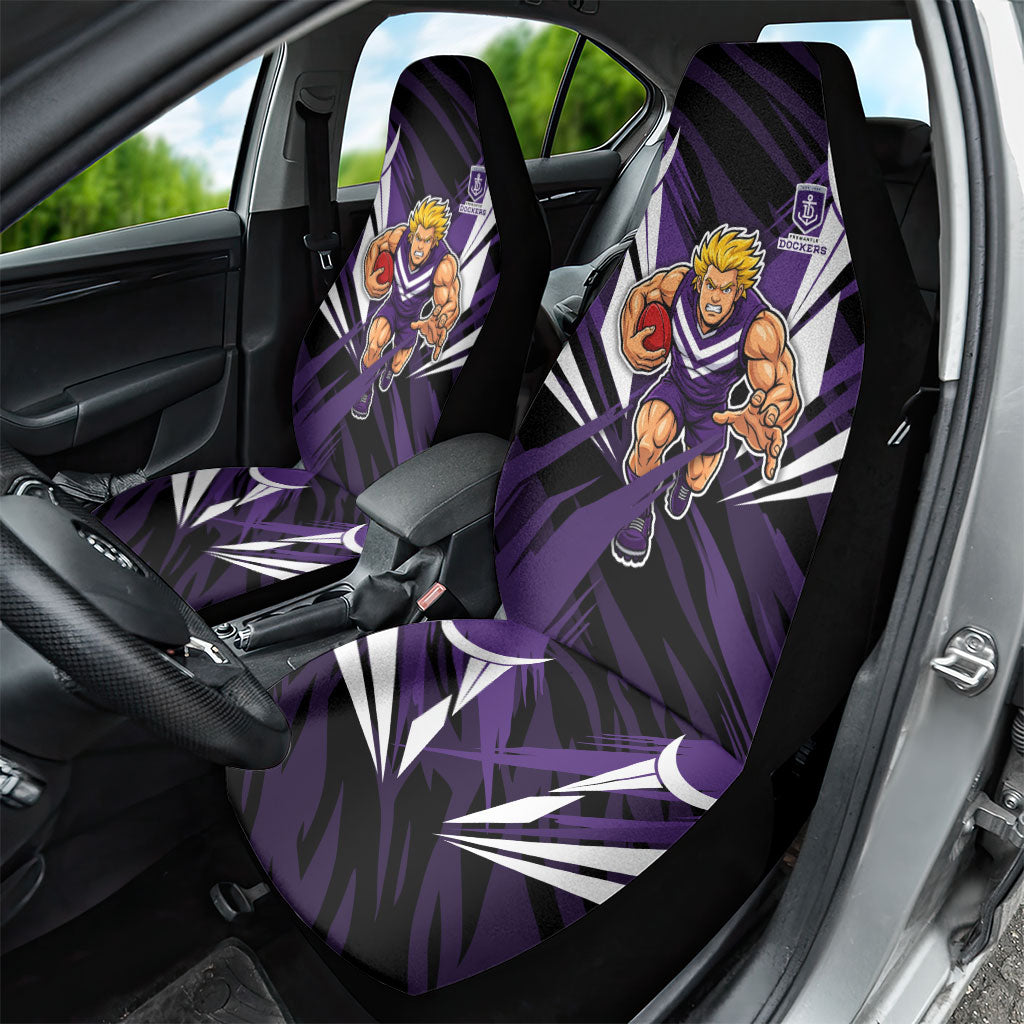 Fremantle Dockers Australian Football Car Seat Cover Athletic Hero Mascot - Bold Team Colors