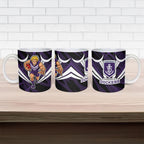 Fremantle Dockers Australian Football Ceramic Mug Athletic Hero Mascot - Bold Team Colors