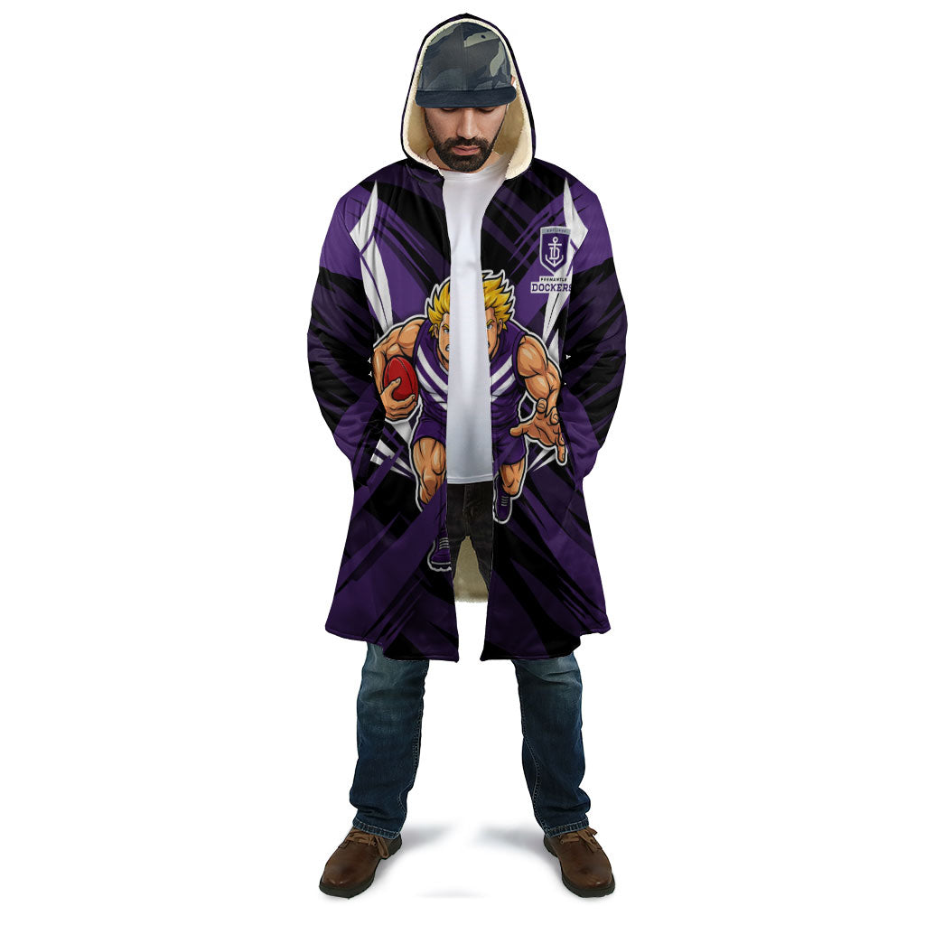 Fremantle Dockers Australian Football Cloak Athletic Hero Mascot - Bold Team Colors
