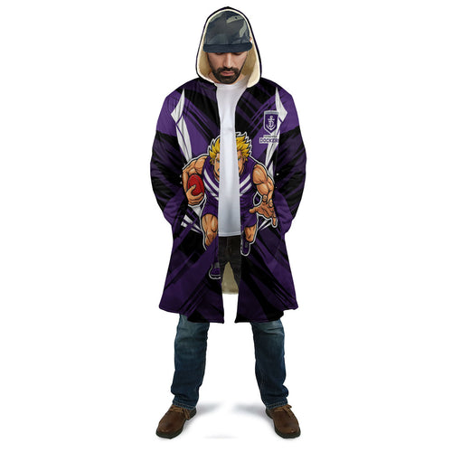 Fremantle Dockers Australian Football Cloak Athletic Hero Mascot - Bold Team Colors