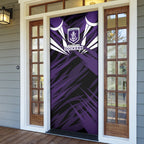 Fremantle Dockers Australian Football Door Cover Athletic Hero Mascot - Bold Team Colors