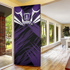 Fremantle Dockers Australian Football Door Cover Athletic Hero Mascot - Bold Team Colors