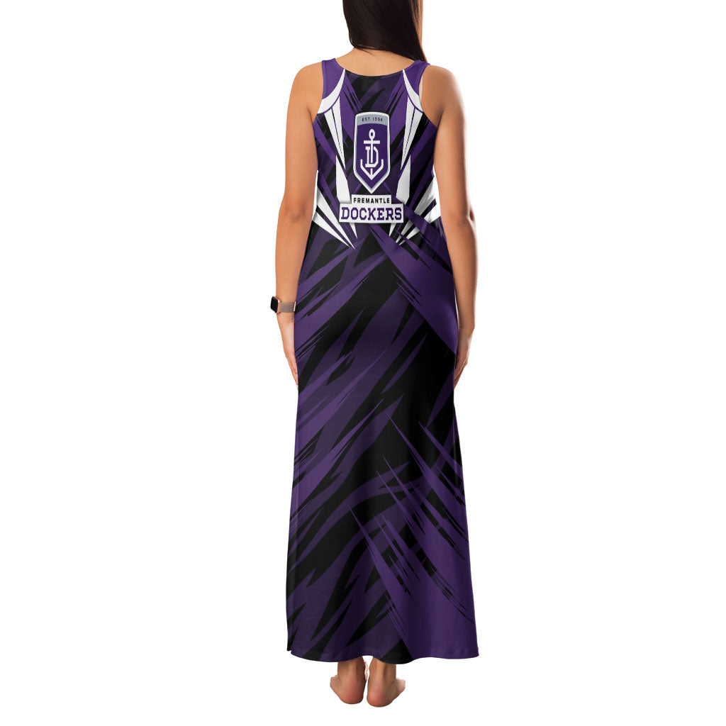 Fremantle Dockers Australian Football Family Matching Tank Maxi Dress and Hawaiian Shirt Athletic Hero Mascot - Bold Team Colors