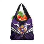 Fremantle Dockers Australian Football Grocery Bag Athletic Hero Mascot - Bold Team Colors