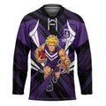 Fremantle Dockers Australian Football Hockey Jersey Athletic Hero Mascot - Bold Team Colors