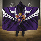 Fremantle Dockers Australian Football Hooded Blanket Athletic Hero Mascot - Bold Team Colors