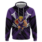 Fremantle Dockers Australian Football Hoodie Athletic Hero Mascot - Bold Team Colors