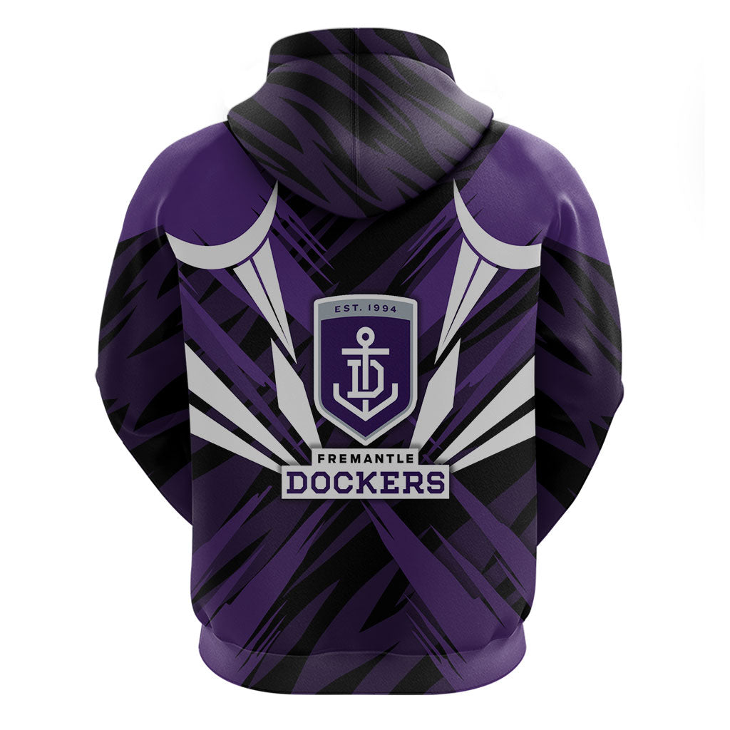 Fremantle Dockers Australian Football Hoodie Athletic Hero Mascot - Bold Team Colors