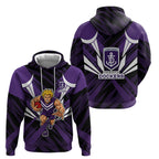 Fremantle Dockers Australian Football Hoodie Athletic Hero Mascot - Bold Team Colors