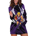 Fremantle Dockers Australian Football Hoodie Dress Athletic Hero Mascot - Bold Team Colors
