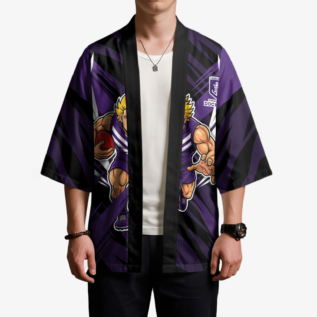 Fremantle Dockers Australian Football Kimono Athletic Hero Mascot - Bold Team Colors