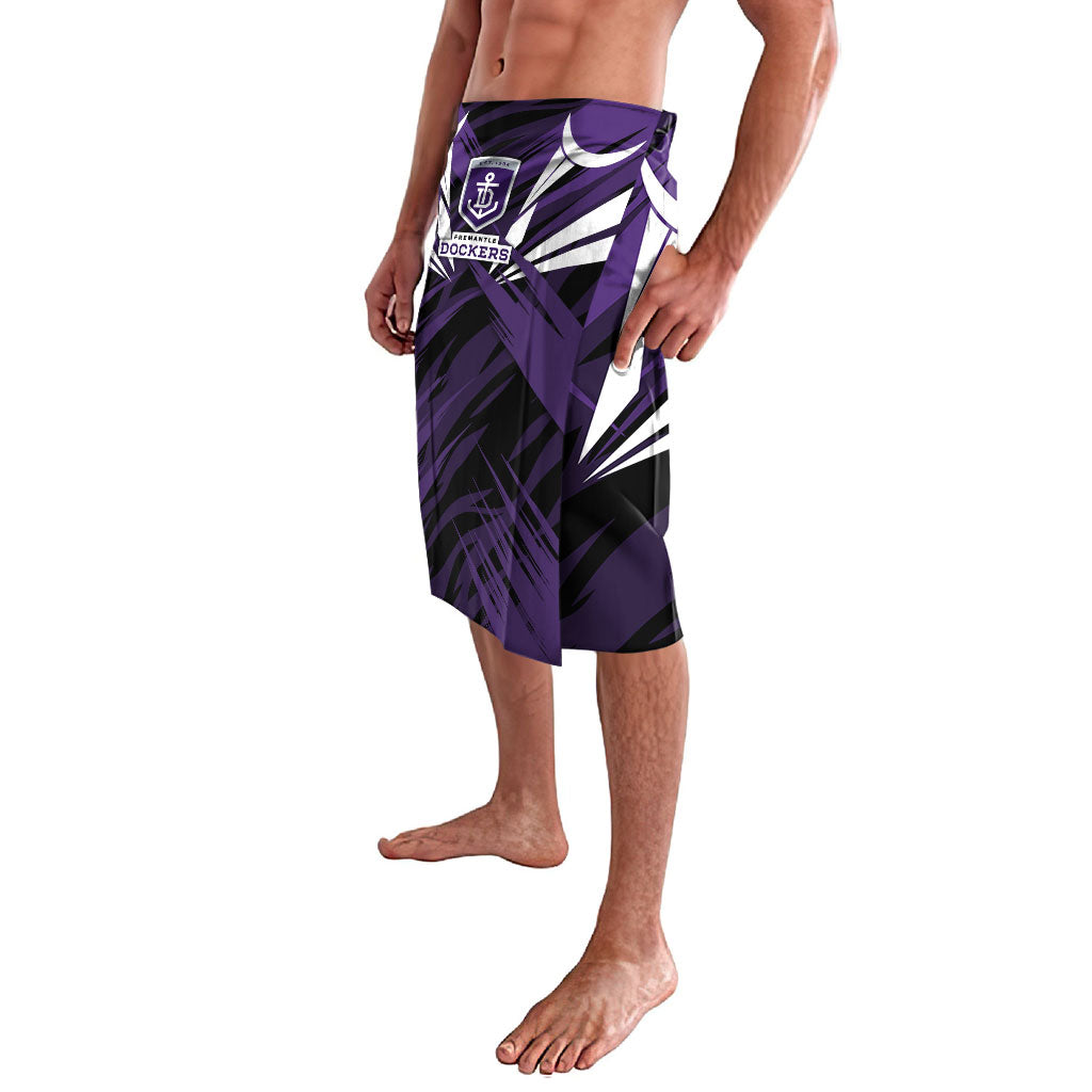 Fremantle Dockers Australian Football Lavalava Athletic Hero Mascot - Bold Team Colors