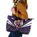 Fremantle Dockers Australian Football Leather Tote Bag Athletic Hero Mascot - Bold Team Colors