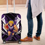 Fremantle Dockers Australian Football Luggage Cover Athletic Hero Mascot - Bold Team Colors