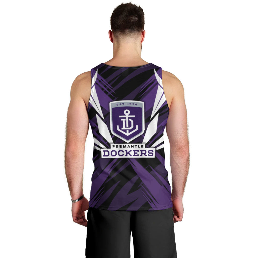 Fremantle Dockers Australian Football Men Tank Top Athletic Hero Mascot - Bold Team Colors