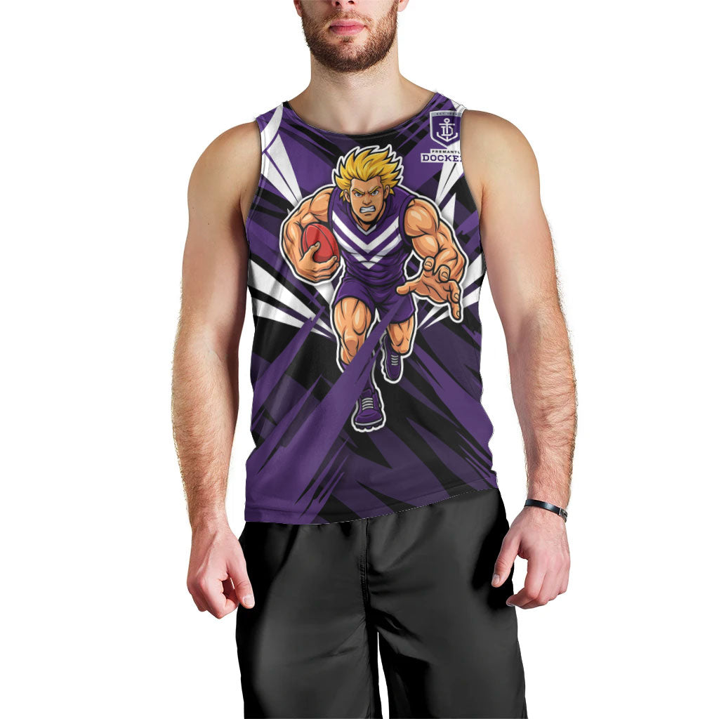 Fremantle Dockers Australian Football Men Tank Top Athletic Hero Mascot - Bold Team Colors