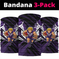 Fremantle Dockers Australian Football Neck Gaiter Athletic Hero Mascot - Bold Team Colors