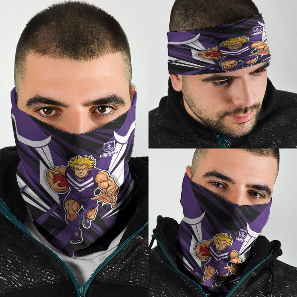 Fremantle Dockers Australian Football Neck Gaiter Athletic Hero Mascot - Bold Team Colors
