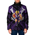 Fremantle Dockers Australian Football Padded Jacket Athletic Hero Mascot - Bold Team Colors