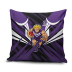 Fremantle Dockers Australian Football Pillow Cover Athletic Hero Mascot - Bold Team Colors