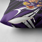 Fremantle Dockers Australian Football Pillow Cover Athletic Hero Mascot - Bold Team Colors