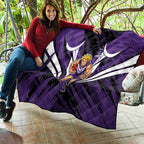 Fremantle Dockers Australian Football Quilt Athletic Hero Mascot - Bold Team Colors