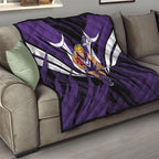 Fremantle Dockers Australian Football Quilt Athletic Hero Mascot - Bold Team Colors