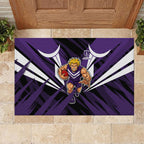 Fremantle Dockers Australian Football Rubber Doormat Athletic Hero Mascot - Bold Team Colors