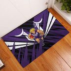 Fremantle Dockers Australian Football Rubber Doormat Athletic Hero Mascot - Bold Team Colors