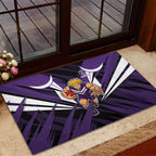 Fremantle Dockers Australian Football Rubber Doormat Athletic Hero Mascot - Bold Team Colors