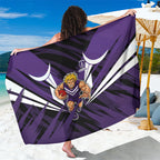 Fremantle Dockers Australian Football Sarong Athletic Hero Mascot - Bold Team Colors