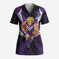 Fremantle Dockers Australian Football Scrub Top Athletic Hero Mascot - Bold Team Colors