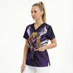 Fremantle Dockers Australian Football Scrub Top Athletic Hero Mascot - Bold Team Colors