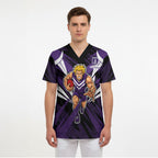 Fremantle Dockers Australian Football Scrub Top Athletic Hero Mascot - Bold Team Colors