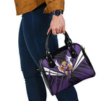 Fremantle Dockers Australian Football Shoulder Handbag Athletic Hero Mascot - Bold Team Colors