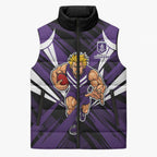 Fremantle Dockers Australian Football Sleeveless Puffer Jacket Athletic Hero Mascot - Bold Team Colors