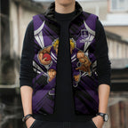 Fremantle Dockers Australian Football Sleeveless Puffer Jacket Athletic Hero Mascot - Bold Team Colors