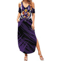 Fremantle Dockers Australian Football Summer Maxi Dress Athletic Hero Mascot - Bold Team Colors