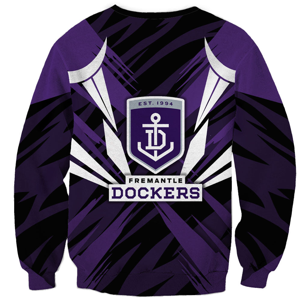 Fremantle Dockers Australian Football Sweatshirt Athletic Hero Mascot - Bold Team Colors