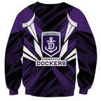 Fremantle Dockers Australian Football Sweatshirt Athletic Hero Mascot - Bold Team Colors