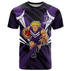 Fremantle Dockers Australian Football T Shirt Athletic Hero Mascot - Bold Team Colors